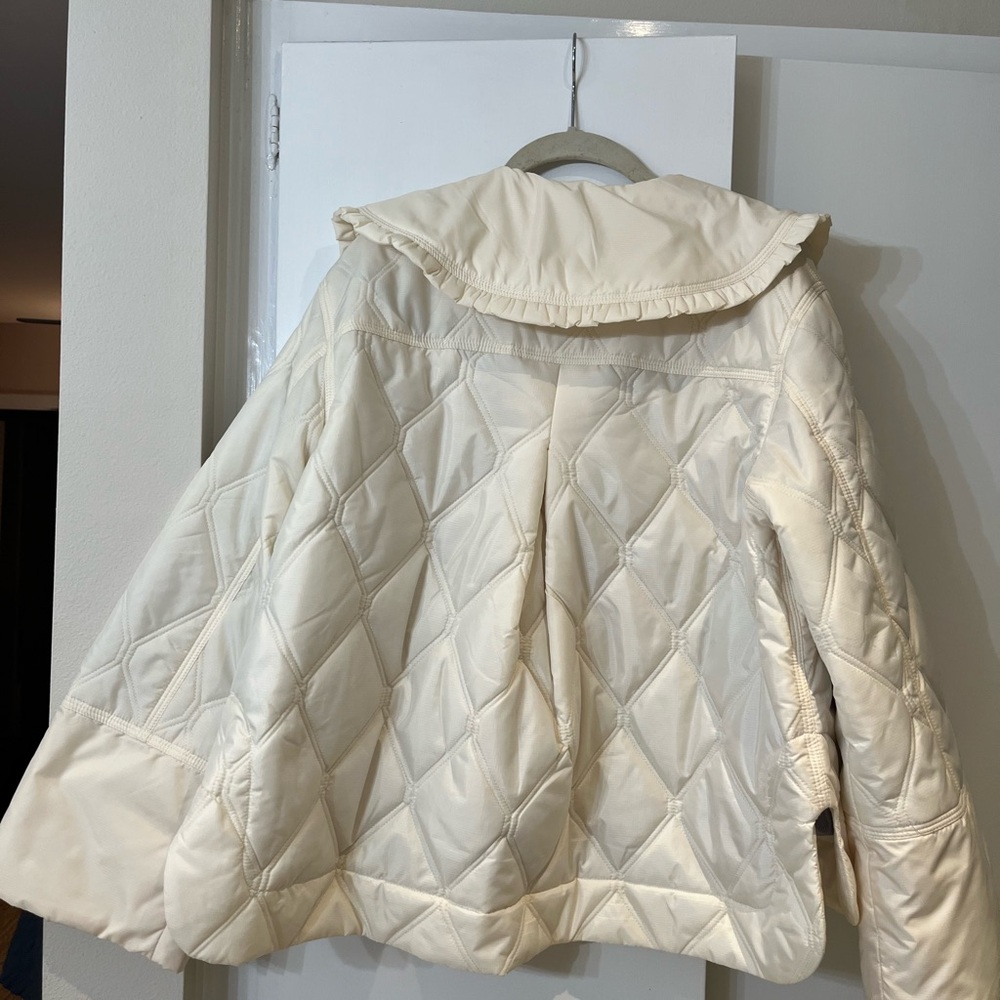 Ganni Ivory Ruffled Jacket - Picture 2 of 3